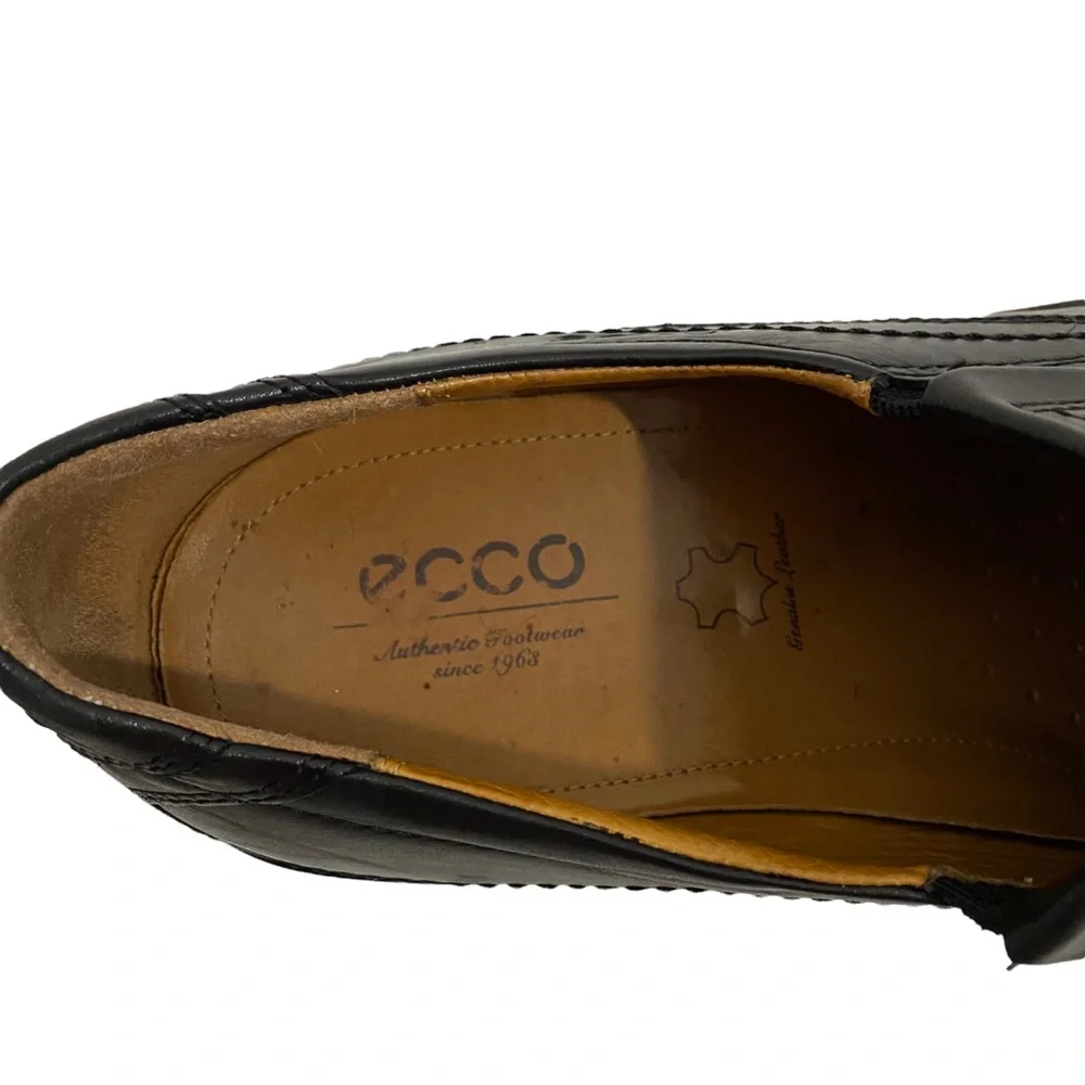 Ecco Men’s Black Slip On Shoes, Size 46/ 12 1/2